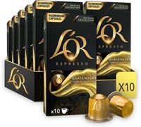 L'OR 100 Nespresso Compatible Capsules Guatemala (10 Packs, 100 Coffee Pods)