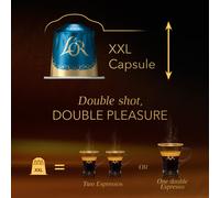 LOR Barista Double Decaff XXL Coffee Pods x10 Pack of 5 Total 50 XXL C
