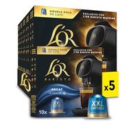 L'OR Barista Double Decaff XXL Coffee Pods - Pack of 5 (50 XXL Capsules)