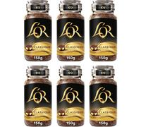 L'OR Classique Instant Coffee 150g (Pack of 6 Jars, Total of 900g)