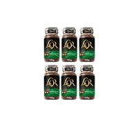 L'OR Decaf Instant Coffee 150g (Pack of 6 Jars, Total of 900g)