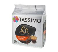 Coffee capsules Tassimo L'OR Espresso Delizioso (compatible with Bosch Tassimo capsule machines), 16 pcs.
