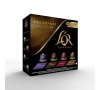 L'OR Espresso Breakfast Variety Box Coffee Pods x40 (Pack of 5, Total 200 Capsules)