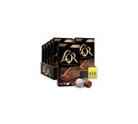 L'OR Espresso Chocolate Flavour Coffee Pods X10 (Pack of 10, Total 100 Capsules)