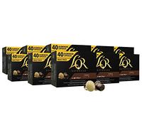 L'OR Espresso Coffee Forza Intensity 9 - Compatible with Nespresso® Aluminium Coffee Capsules - 10 Packs of 40 Capsules (400 Drinks)