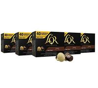 L'OR Espresso Coffee Forza Intensity 9 - Nespresso®* Compatible Aluminium Coffee Capsules - 5 Packs of 40 Capsules (200 Drinks)