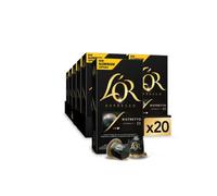 L'Or Espresso Coffee Ristretto Intensidad 11 - 200 Aluminium Capsules Compatible with Nespresso Machines (R)* (20 Packs of 10 Capsules)