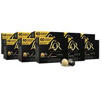 L'OR Espresso Coffee Ristretto Intensity 11 - Compatible with Nespresso® Aluminium Coffee Capsules - 10 Packs of 40 Capsules (400 Drinks)