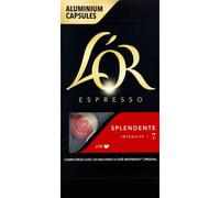 L'Or Espresso Coffee Splendente - Intensity 7 - 50 Aluminium Capsules Compatible with Nespresso Machines (10 Capsules)