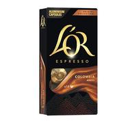 L'OR Origins Colombia Coffee Pods x10 (Pack of 10, Total 100 Capsules)