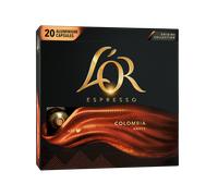 L'OR Espresso Colombia Andes - 20 aluminum capsules compatible with Nespresso® coffee machines