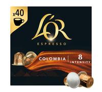 L'OR Espresso Colombia Coffee Pods x40 Intensity 8 (Pack of 1, Total 40 Capsules)