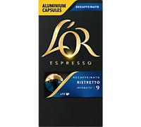 L'OR Espresso Decaffeinato Ristretto Coffee Capsules Pack of 10