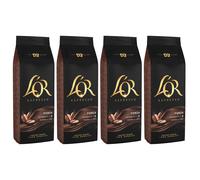 L'OR Espresso Forza Whole Coffee Beans 500g (Pack of 4, Total 2kg)