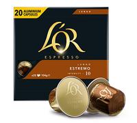 L'OR Espresso Lungo Estremo, Dark Roast, Nespresso Compatible, 10 Capsules