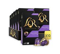 L'OR Espresso Lungo Profondo Coffee Pods x10 Intensity 8 (Pack of 10, Total 100 Capsules)