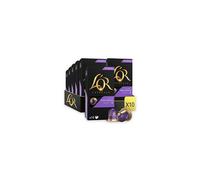 L'OR Espresso Lungo Profondo Coffee Pods x10 Intensity 8 (Pack of 10, Total 100 Capsules)