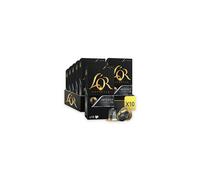 L'OR Espresso Onyx Coffee Pods x10 Intensity 12 (Pack of 10, Total 100 Capsules)
