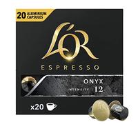 L'OR Espresso Onyx Coffee Pods x20 Intensity 12 (Pack of 10, Total 200 Capsules)
