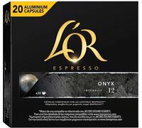 L'OR Espresso Onyx Intensity 12 aluminum capsules for Nespresso® 20 pcs