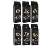 L'OR Espresso Onyx Whole Coffee Beans 500g (Pack of 6, Total 3kg)