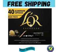 LOR ESPRESSO Caf Ristretto Intensit 11 - 40 capsules en aluminium