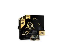 L'Or Espresso ristretto Intensity 11-20 Aluminum Capsules Nespresso Machines Compatible 104g (10 packs of 20),package may vary