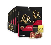 L'OR Espresso Splendente Coffee Pods x10 Intensity 7 (Pack of 10, Total 100 Capsules)