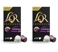 L'Or Espresso Supremo Intensity 10, 10 each (Pack of 2)