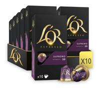 L'OR Espresso Supremo - Intensity 10 - Nespresso Compatible Coffee Capsules (Pack of 10, 100 Capsules in Total)
