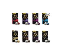 L'OR Favourites Assortment - Nespresso Compatible Coffee Pods (Pack of 8, Total 80 Drinks)