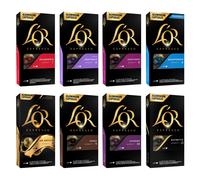L'OR Favourites Assortment - Nespresso Compatible Coffee Pods (Pack of 8, Total 80 Drinks)