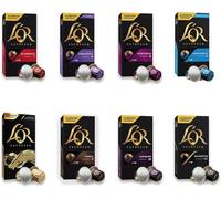 L'OR Favourites Assortment - Nespresso Compatible Coffee Pods (Pack of 8, Total 80 Drinks)
