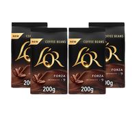 L'OR Forza Coffee Beans 200g Intensity 9 (4 x 200g, 800g Total)