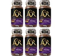 L'OR Intense Instant Coffee 150g (Pack of 6 Jars, Total 900g)