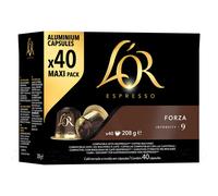 L'OR L´OR Espresso Forza Intensity 9 - 40 aluminum capsules for Nespresso®