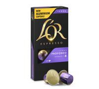 L'OR L´OR Lungo Profondo Intensity 8 - 10 aluminum capsules compatible with Nespresso® coffee machines*