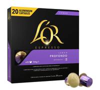 L'OR L´OR Lungo Profondo Intensity 8 - 20 aluminum capsules compatible with Nespresso® coffee machines*