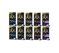 L'OR Nespresso Compatible Variety Pack Coffee Capsules, Flavours inc. Supremo, Profondo, Espresso Ristretto Decaf, Ristretto, Onyx, x10 (Pack of 10)