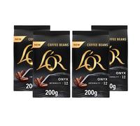 L'OR Onyx Coffee Beans 200g Intensity 12 (4 x 200g, 800g Total)