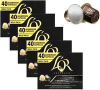 L'OR Onyx Nespresso Compatible 5 x 40 - 200 Coffee Capsules