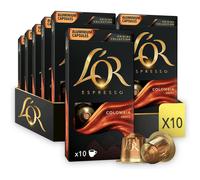 L'OR Origins Colombia Coffee Pods x10 (Pack of 10, Total 100 Capsules)