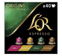 L'OR Origins Espresso Coffee Pods Variety Bundle x40 Nespresso®* Compatible