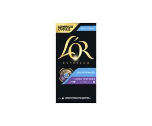 L'OR Profondo Decaffeinato Decaf Coffee Capsules for Nespresso® Machines, 10 pcs.