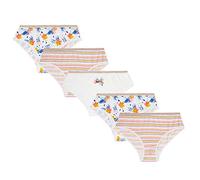 Lora Dora Girls Briefs Stripe Flower 7-8 Years x 5 Pairs