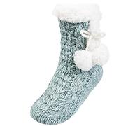 Lora Dora Womena Slipper Socks Green