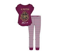 Lora Dora Womens Character Pyjamas Pjs Harry Potter Hogwarts Emblem UK 12-14
