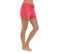 Lora Dora Womens Jersey Cotton Blend Shorts Coral 16-18