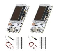 LoRa ESP32 Meshtastic development board 2 pieces LoRa ESP32 V3 module with OLED display and antenna USB C dual-core IOT board 240MHz Bluetooth WiFi module 1262 chip 863 928MHz for Arduino/Meshtastic