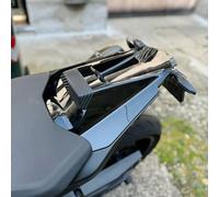 Lorababer Motorcycle ABS Plastic Rear Pillion Passenger Fairing Cowl Seat Tail Cover Compatible with Duke790 Duke 790 2018 2019 2020 2021 2022 2023 2024 (Black)